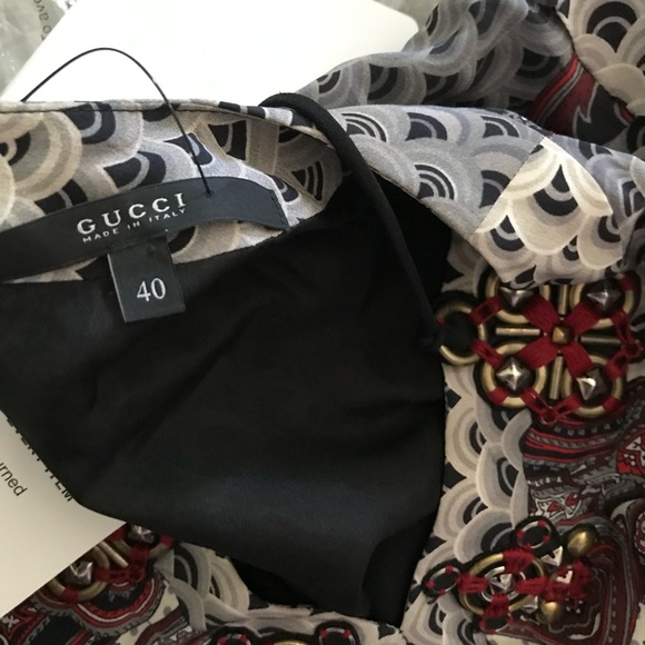 NWOT Gucci leather tassel detail dress - Picture 8 of 8